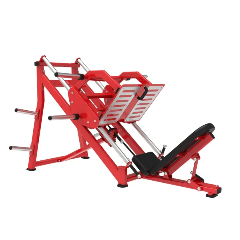 Commercial Gym Equipment Strength Training Weight Plate Loading Linear Incline Leg Press Machine 45 Degree Leg Press