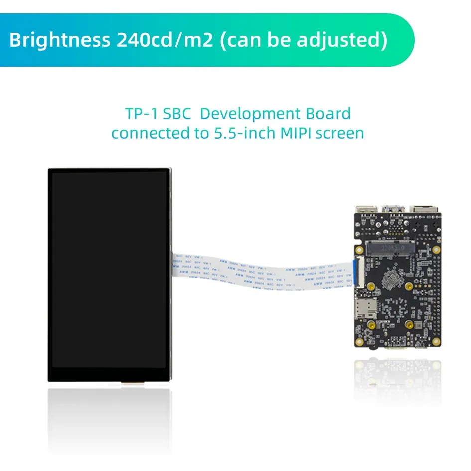 5.5 Inch 1920X1080 MIPI Interface 5-point Touch Color Depth 24-bit RGB888 Display HDMI Screen TFT LCD Modules for SBC Computer