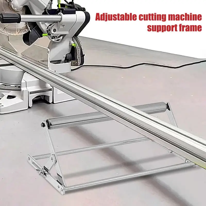 Adjustable Cutting Machine Support Frame Stainless Steel Saw Stand Rustproof Foldable Cutting Machine Attachment Machine Tools