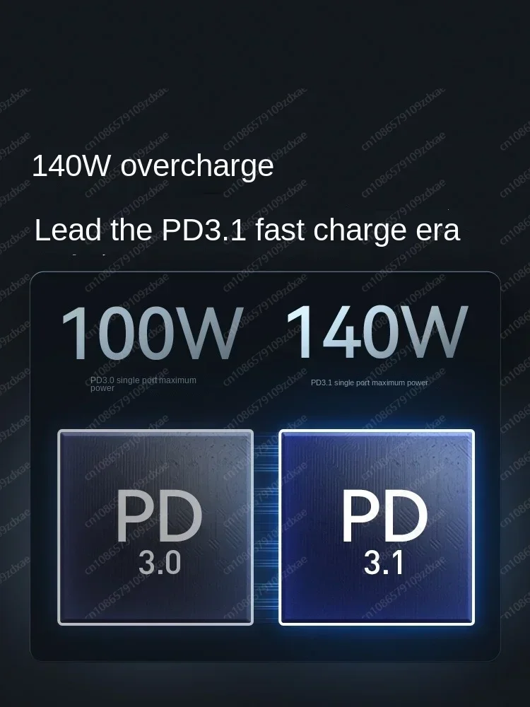 140W Power Bank 737 Power Bank PD3.1 Carga rápida 24000 Aplicable a MacbookPro
