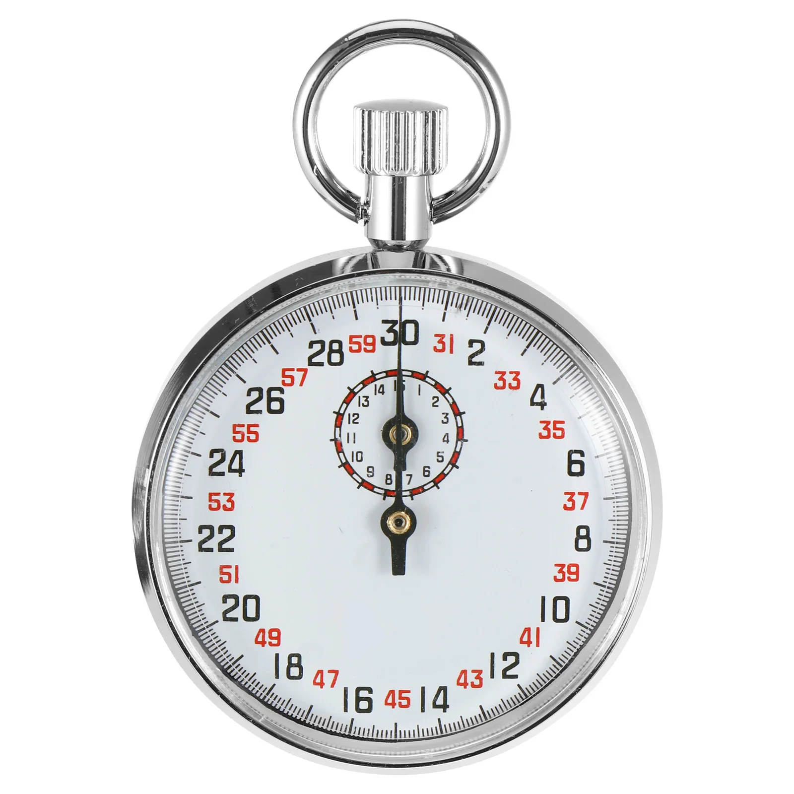 

Mechanical Stopwatch 30S Metal Teaching Aid Physics Experiment Tool Durable Large Display Water Resistant Practical Easy