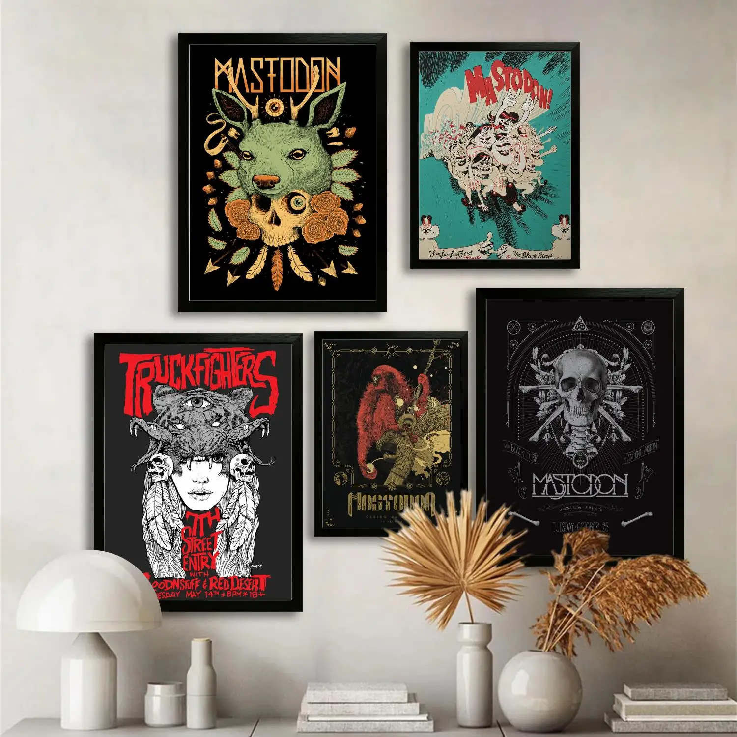 mastodon Singer Canvas Art Poster and Wall Art, Picture Print, Modern Family, Bedroom Decor, Posters,Decorative painting