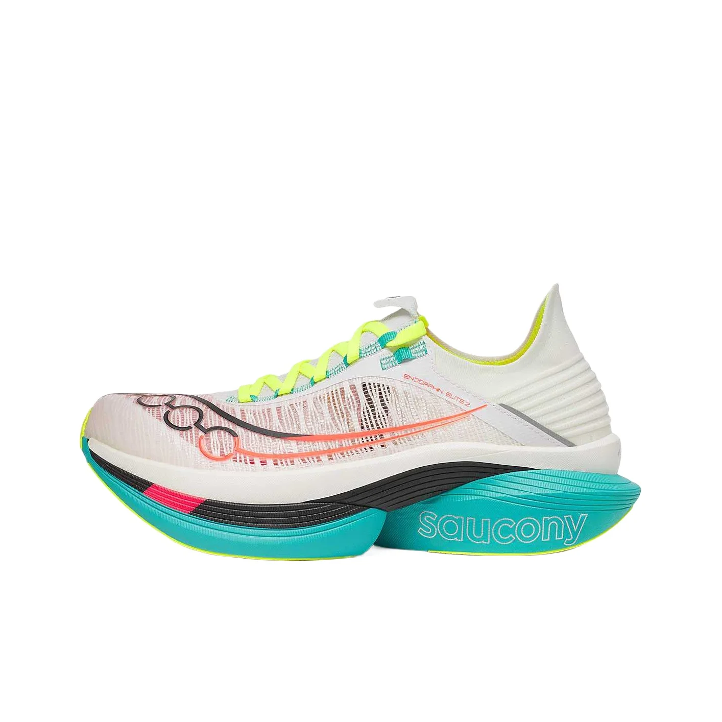 Saucony ENDORPHIN ELITE 2 Breathable Low top INCREDIRUN Toe Divider Carbon Plate Marathon Racing Running Shoes Unisex S30994-97