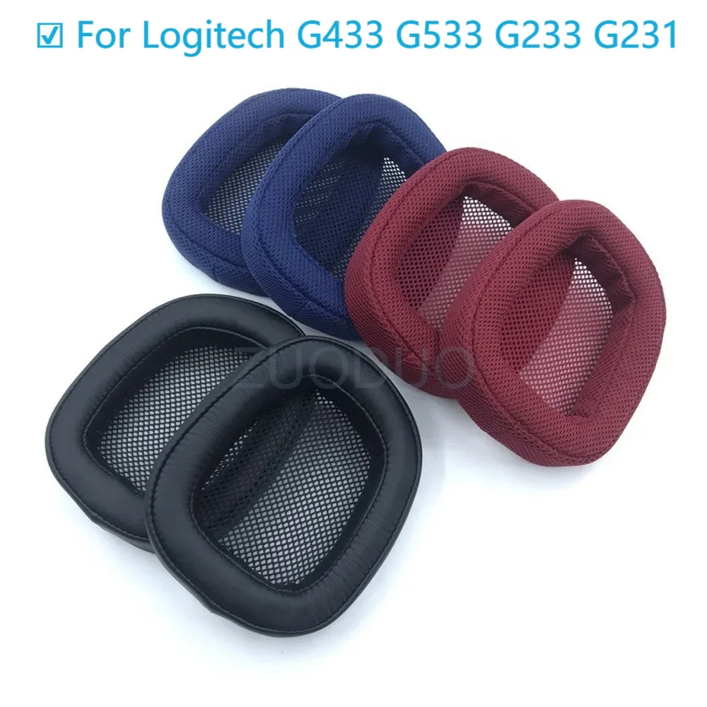 

Replacement Ear Pads For Logitech G433 G233 G-pro G533 G231 G331 Headphone Accessories Earpads Headset Ear Cushion Repair Parts