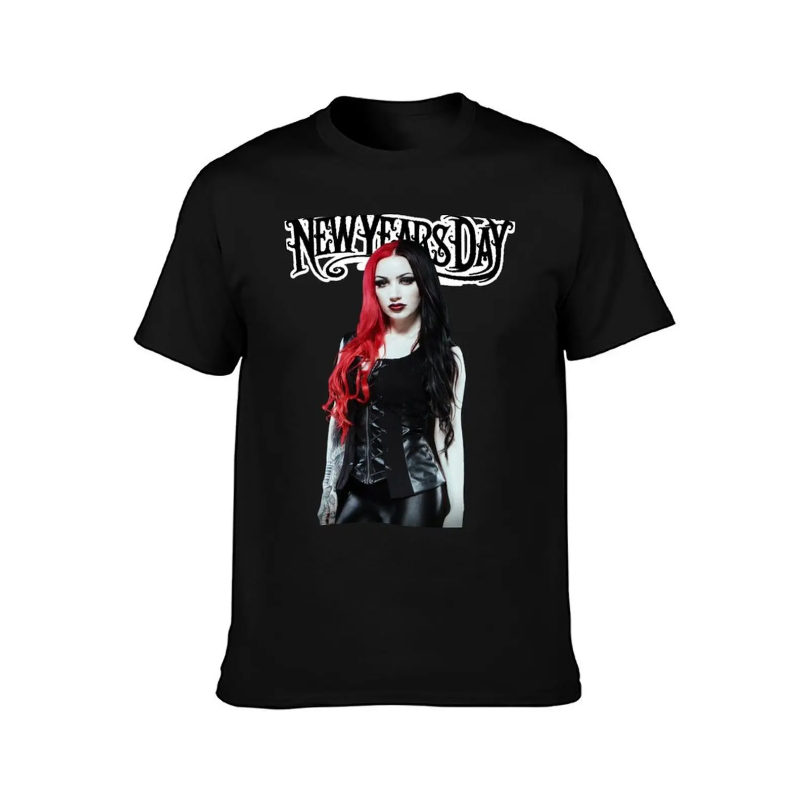 Ashley Costello - New Years Day T-Shirt Plus Size Workout Short Sleeve Top T-Shirt