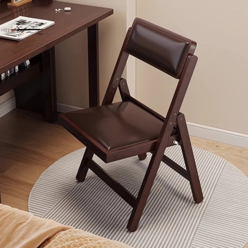 

Firm Foldable Bar Chair Dining Chair Back Chair Learning Chair Nanzhu Home Simple Leisure Chair Stackable