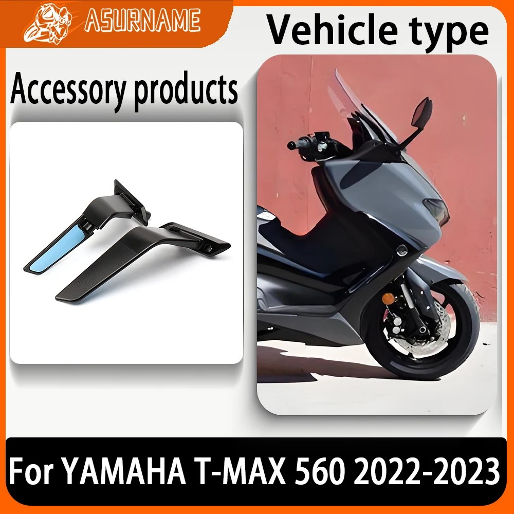 

Motorcycle Rear View Mirrors Adjustable Aluminum Mirror Accessories For YAMAHA T-MAX560 T-MAX 560 TMAX560 2022-2023