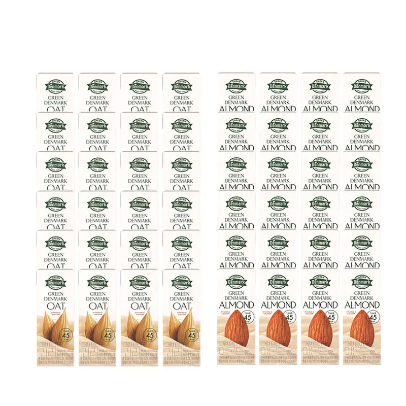 [Dongwon Official Shop] Dongwon Green Denmark 190 ml Mandel 24 Stück + Hafer 24 Stück