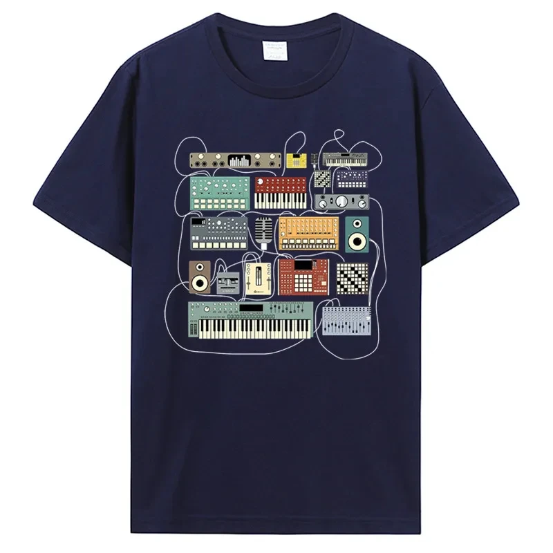 Electronic Musician Synthesizer And Drum Machine Dj Hot Sale Clown T Shirt Men Women Cotton Tshirt Fashion T-shirt Streetwear