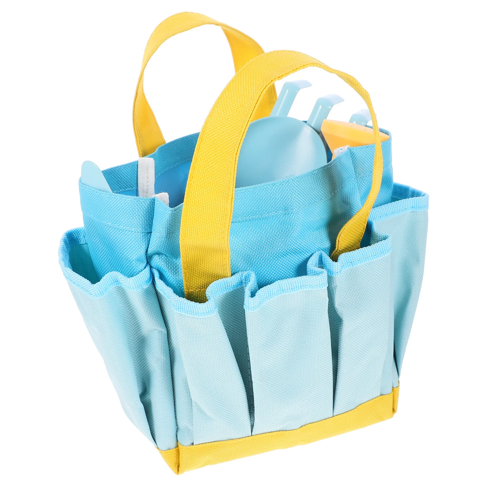 Zestaw narzędzi ogrodniczych dla dzieci, mała łopatka i grabie do sadzenia, spulchniania gleby, pielenia, lekki, wytrzymały, do użytku na zewnątrz, w ogrodzie, na plaży.