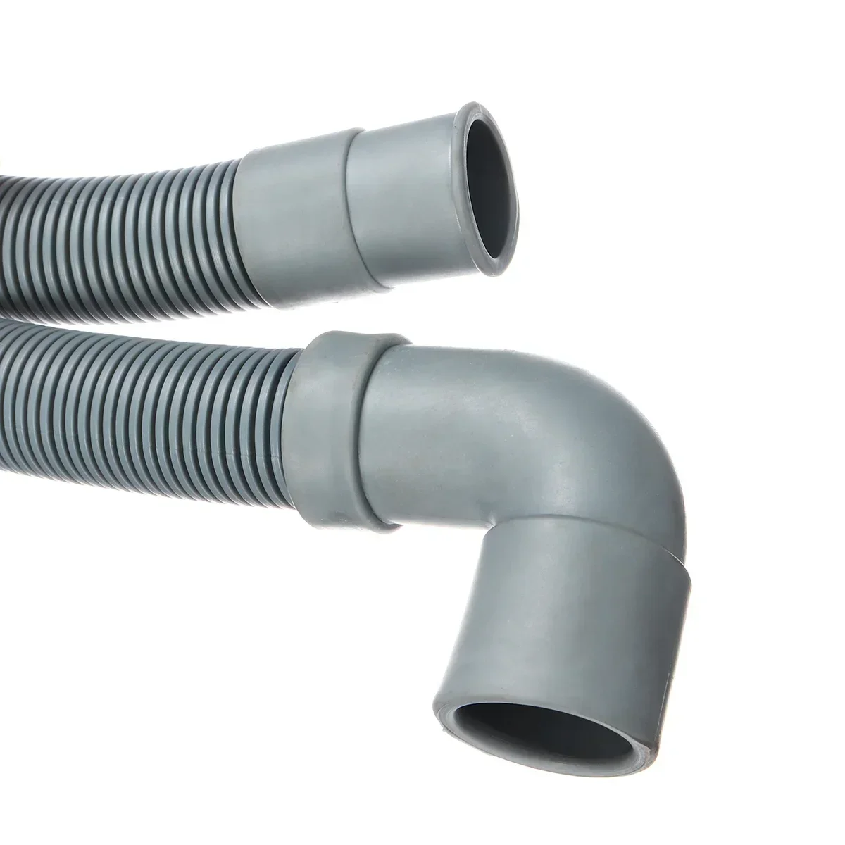 4M Washing Machine Drain Hose Outlet Water Pipe Flexible Extension 22mm With Bracket Dishwasher Drain Hose Extension Kit