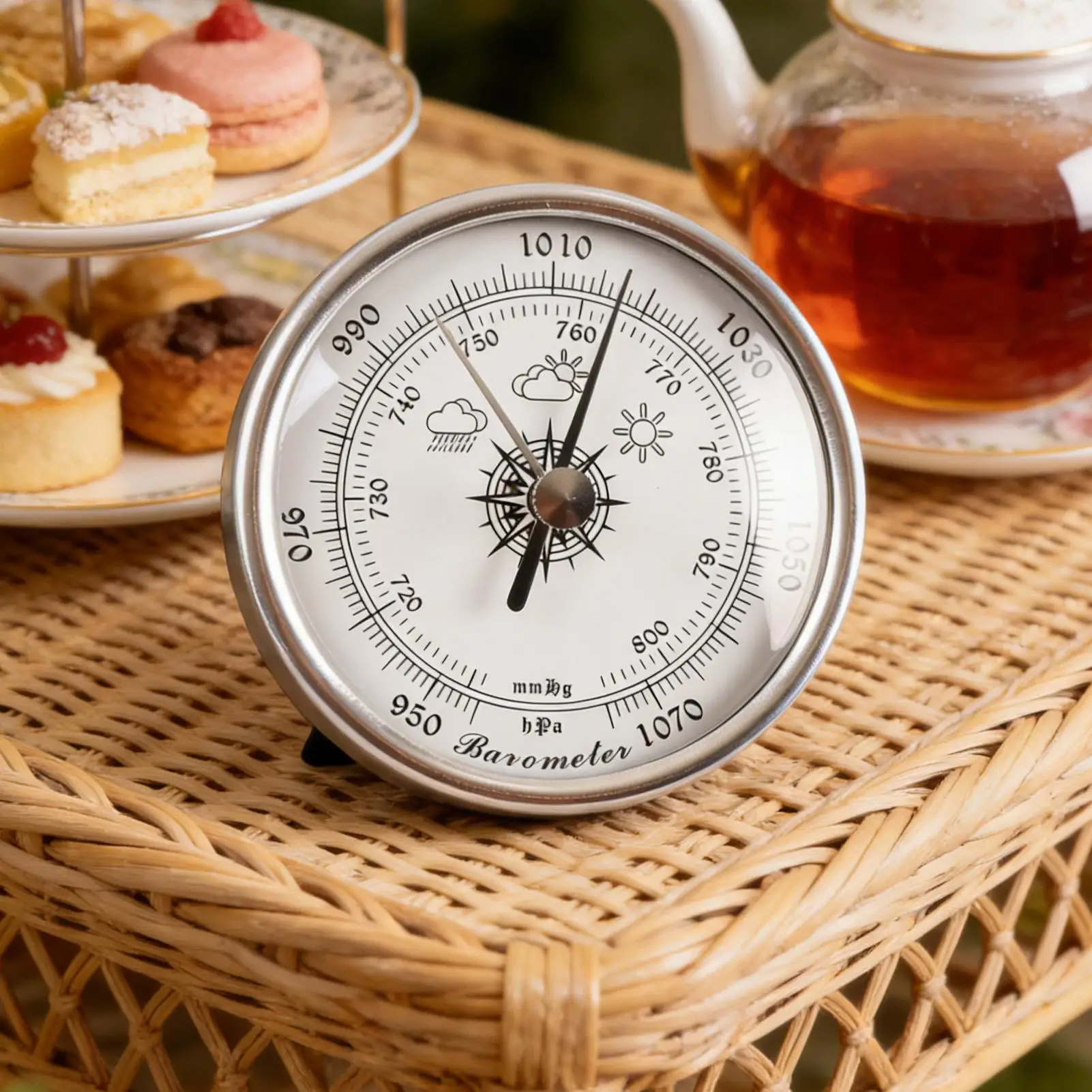 Barometer Hygrometer Thermometer Set Fishing Barometer 72mm Household Round Barometer Temperature Monitor - view 5