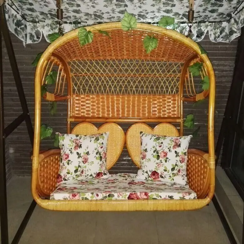 Real Rattan Hanging Basket Chairs, Rattan Swing Hangers, Bird's Nest Balcony Chairs Indoor-outdoor Lying Hammocks Rattan Cradles