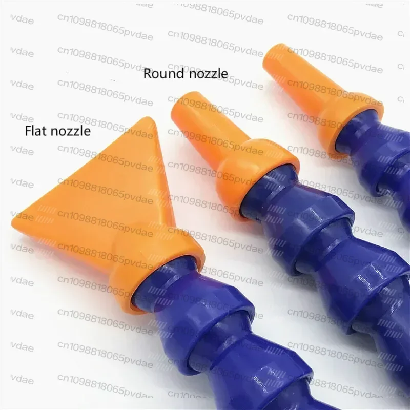Tool Parts Flat round nozzle flexible oil coolant pipe hose cooling pipe lathe metal cooling hose lathe L 400-600mm