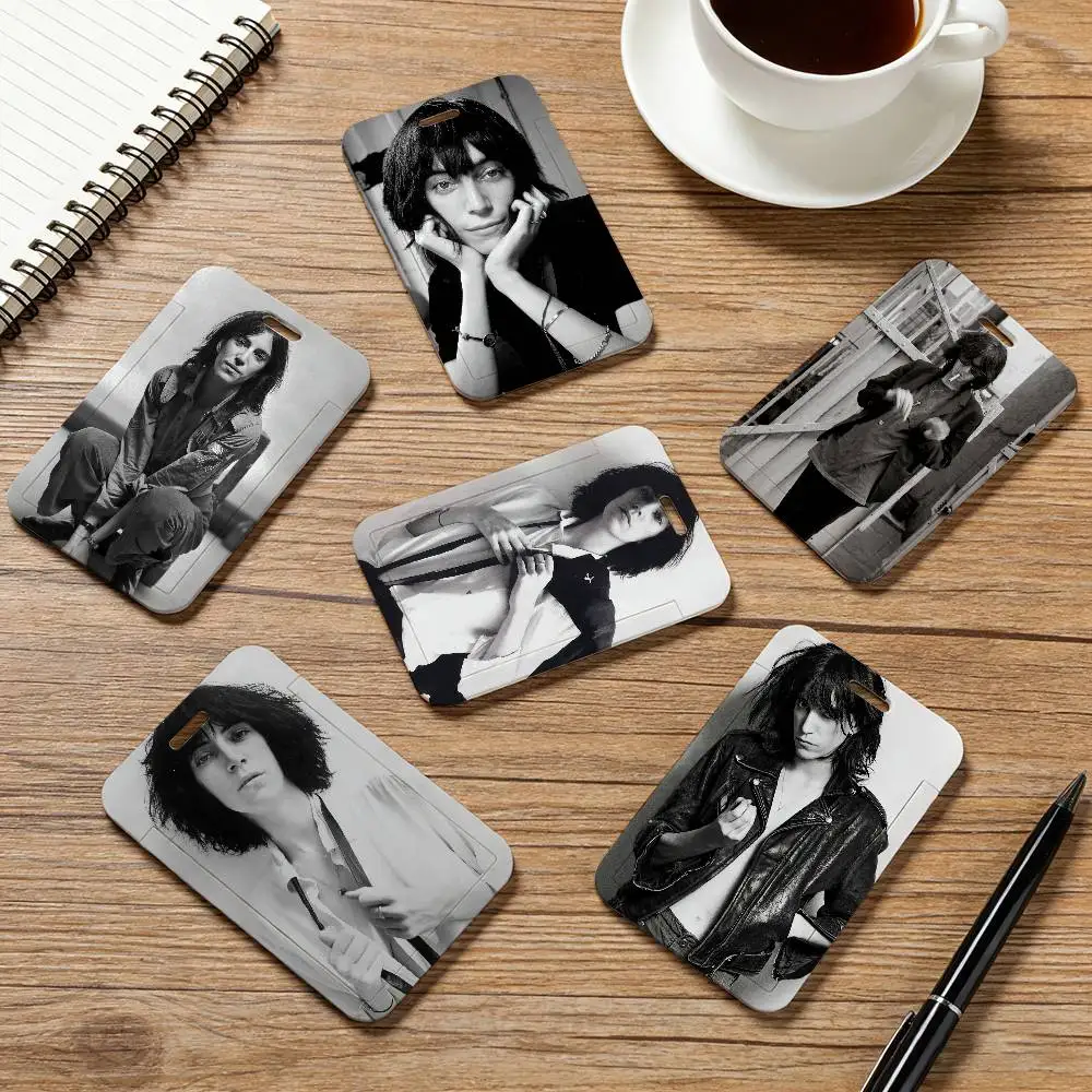 Singer P-Patti Smith Neck Strap Lanyard Card Holder ID Bus Card Cover Badge Holder Pass Hang Rope Lariat Gifts Keys Accessories