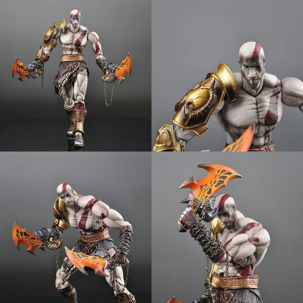 PA 改造版 ゴッド・オブ・ウォー クレイトス 可動式アクションフィギュア コレクタブルモデル おもちゃ デスクトップ装飾モデル 子供の誕生日プレゼント