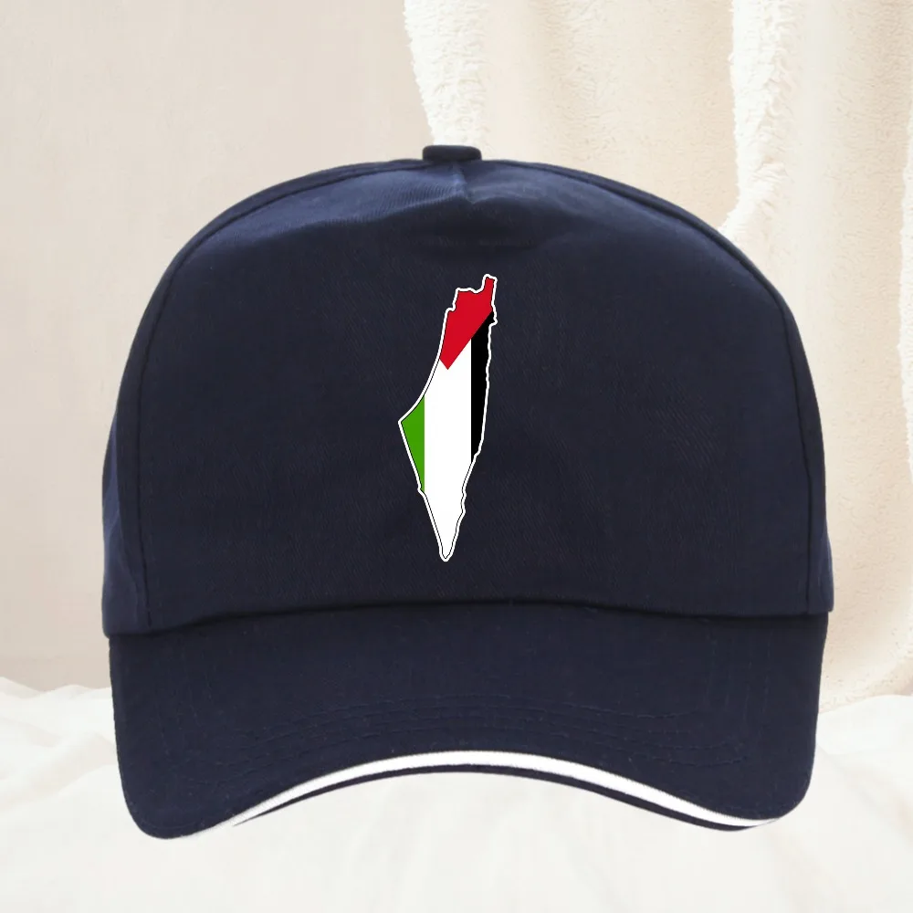 Palestine Arabic Calligraphy Name with Palestinian Flag Map Cap Adult Outdoor Baseball Caps Hats Unisex Adjustable Cap view 5