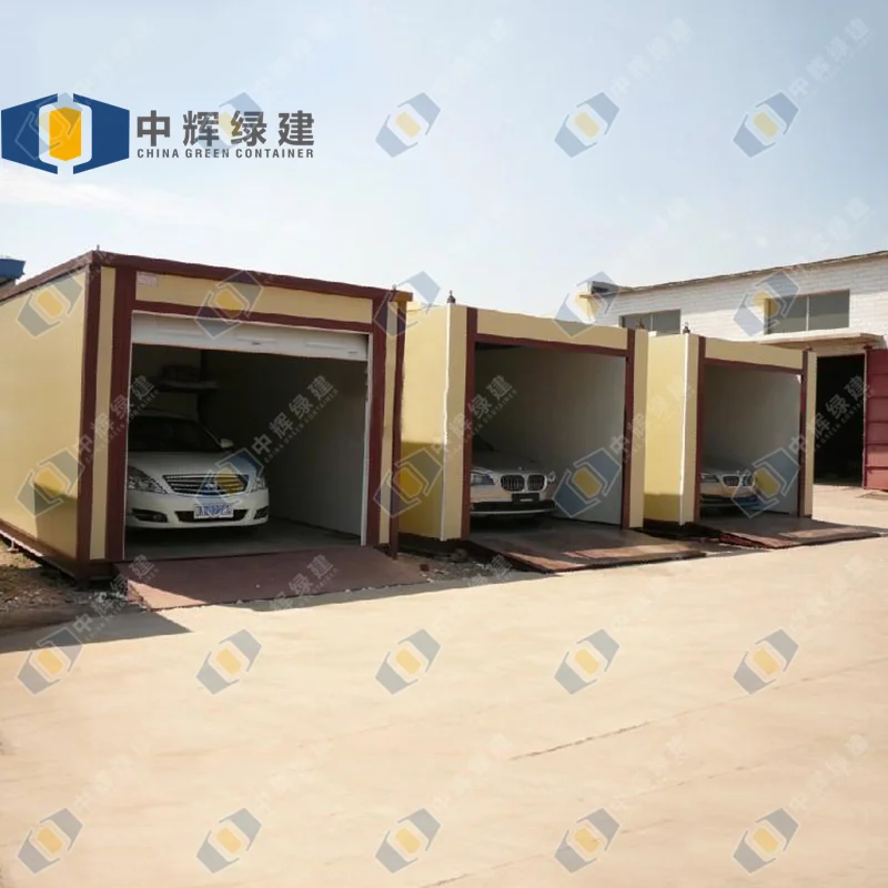 

CGCH Prefab Low Cost Construction Mobile Car Garage Container Prefab Garage Carport Kit Build For Sale