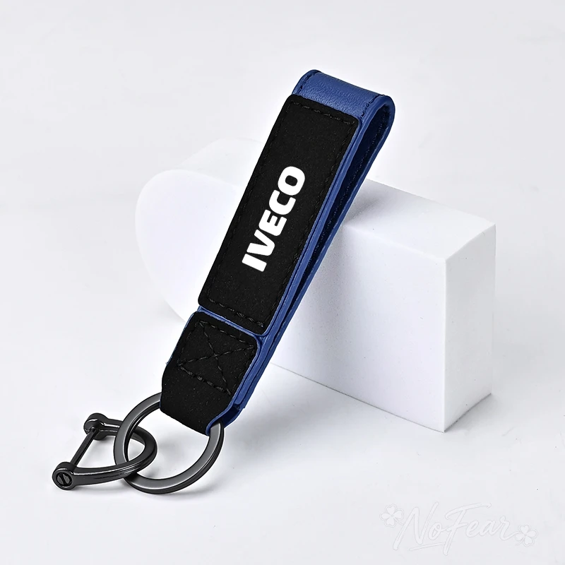Novo Chaveiro de Couro Camurça de Luxo para IVECO LOGO DAILY IV V VI Van Daily S-WAY T-WAY X-WAY DAILY 4X4