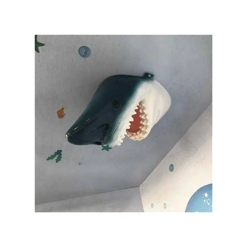 

#@Creative Art Resin Animal Head Wall Sculpture Simulation Animal Head Fish Dolphin Indoor Home Wall Decor