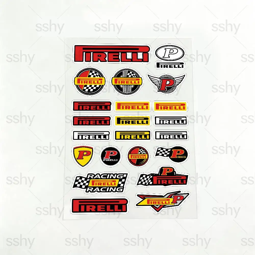 

Светоотражающие наклейки PIRELLI для мотоциклов, предупреждающие о безопасности в темноте, для шлемов скутеров.