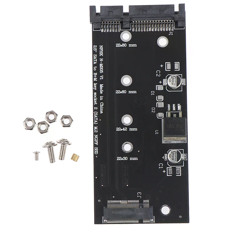 2.5“ SATA 3 To B+M Key SATA M.2 NGFF SSD Converter Adapter Cards
