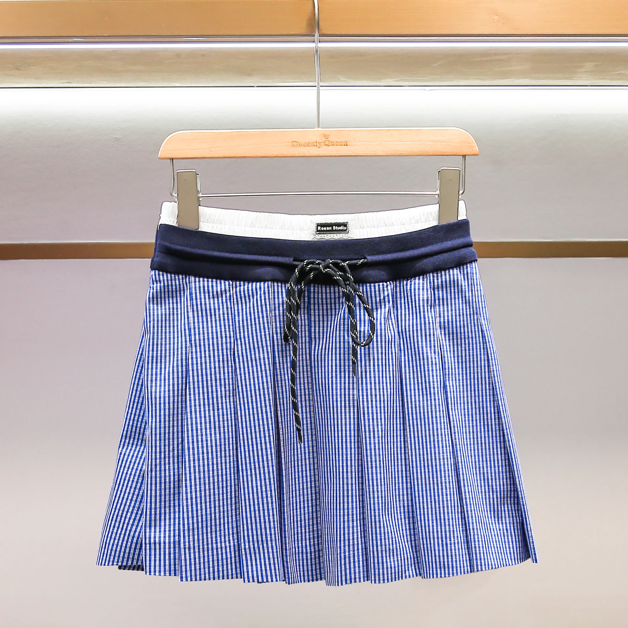 

Casual Plaid Skirt High Waist Pleated ort Skirt Women's Spring Autumn New Sle Ci Commute Suitable Skirt