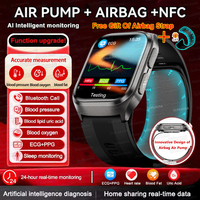 2025 AI Diagosis ECG+PPG Smart Watch Men NFC Air Pump Airbag Blood Pressure Lipid Uric Acid Health Smartwatches Women For Huawei