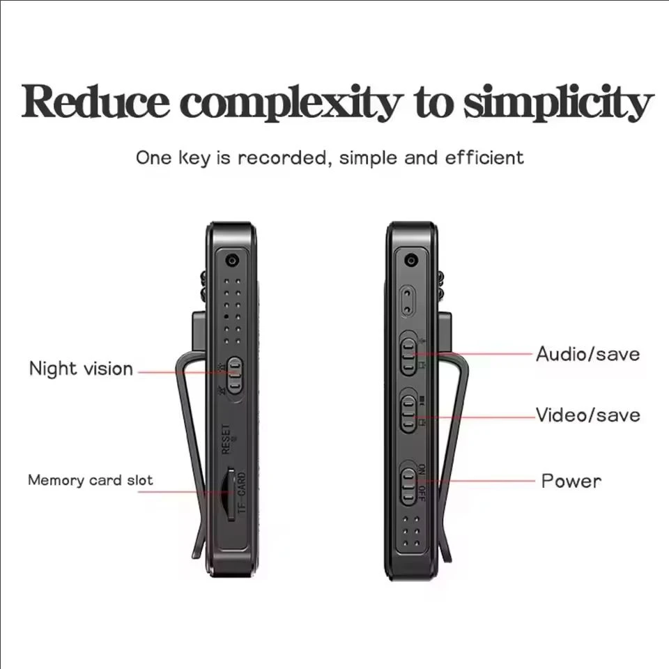 1080P HD Mini Camera Portable Digital Video Recorder Surveillance Camcorder Night Vision Video Police BodyCam Infrared