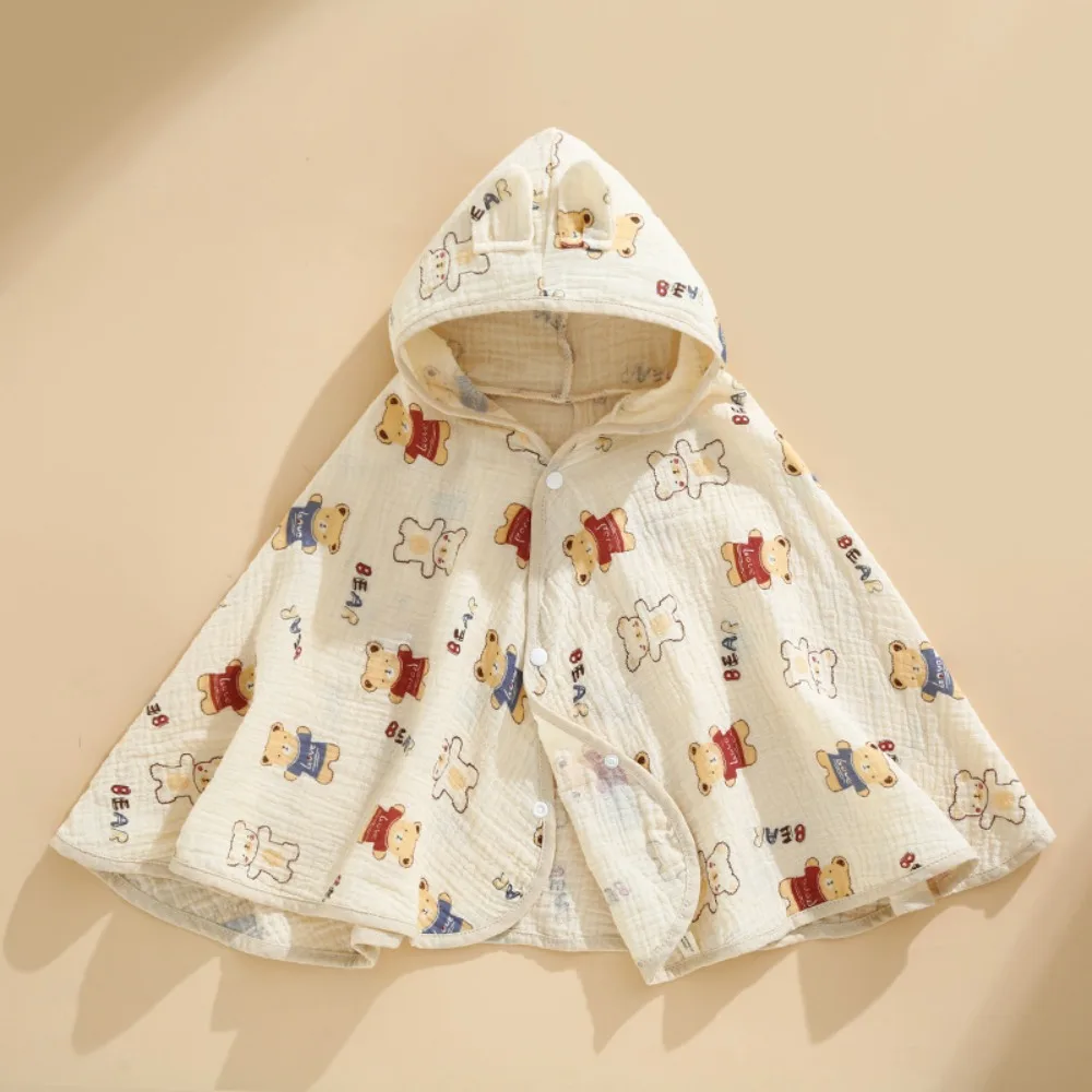 

Fashion Children's Sunscreen Cloak Summer Cotton Sunscreen Shawl Boys And Girls Ultra-Thin UV Protection Cloak Outdoor
