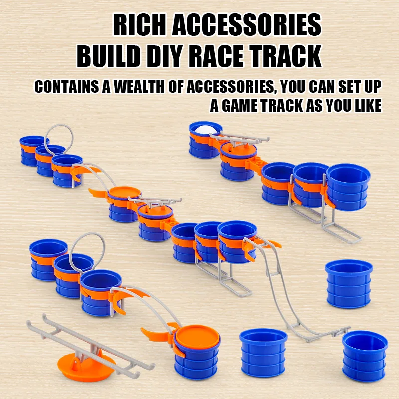 New Children's Practice Lung Energy Props Creative Parent-child Interactive Game Toys Desktop Funny Games Cups Jump Ball Toys