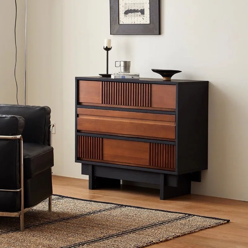 أدراج خزانة ذات أدراج من العصور الوسطى، خزانة تخزين لغرفة النوم، درج، خزانة قائمة لغرفة المعيشة، خزانة جانبية إسكندنافية بسيطة