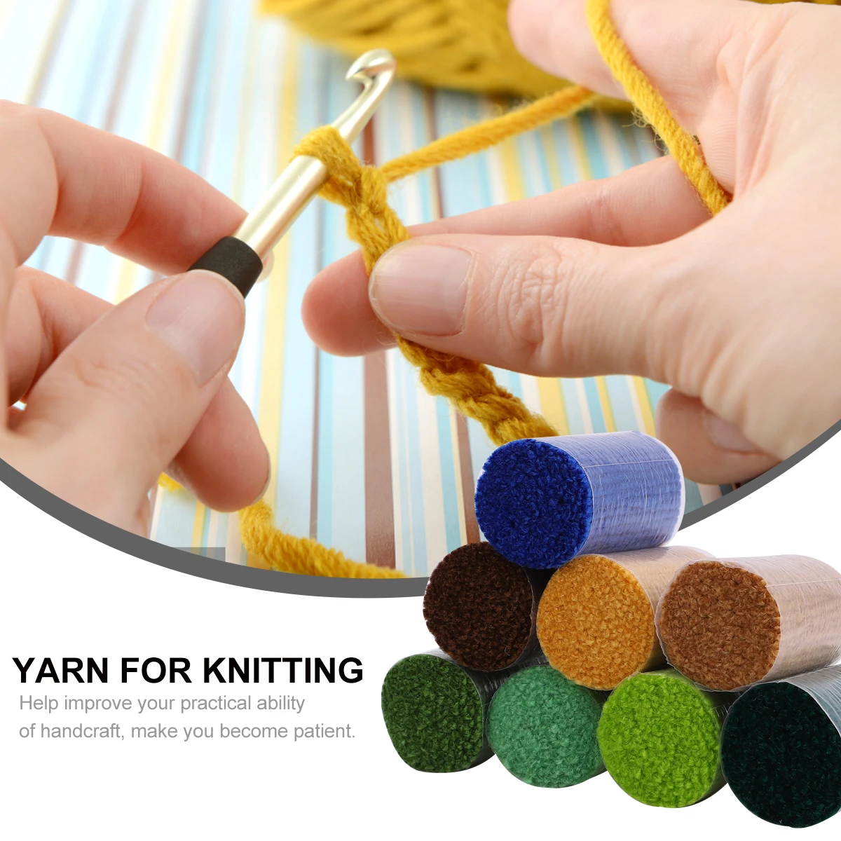 

18 Pcs Cross-stitch Pillow Yarn Cotton Thread Thick Navy Wool Knitting Embroidery Craft Sewing Gloves Clothes Accessories Color