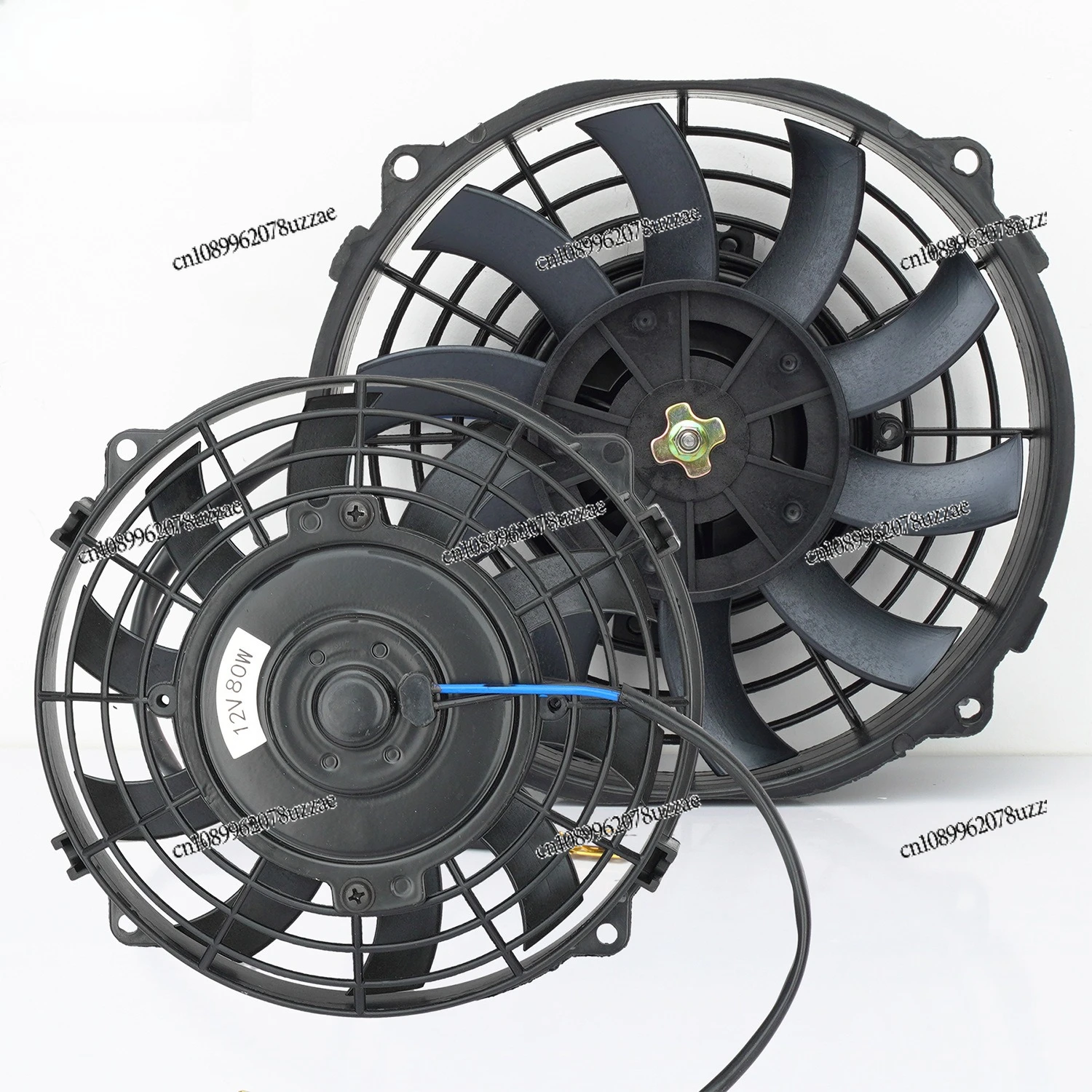 Automotive Cooling Fan Universal 12V 80W120W Ultra-thin Push-pull Electric Radiator Cooling Fan Kit