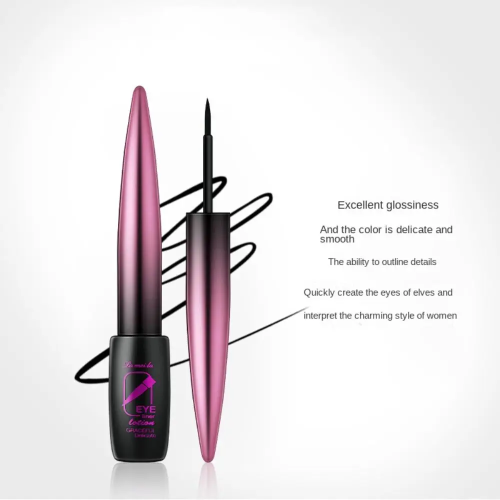 Portable Waterproof Liquid Eye Liner Anti-Sweat Smooth Matte Eye Liner Natural Delicate Eye Liner Pencil Women