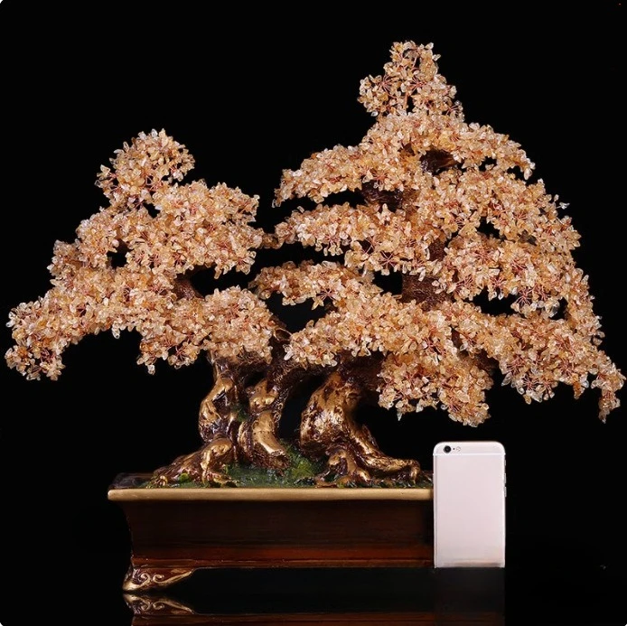 Fortune Tree Home Furnishing, Living Room Large Lucky Tree, Feng Shui Ornament Office