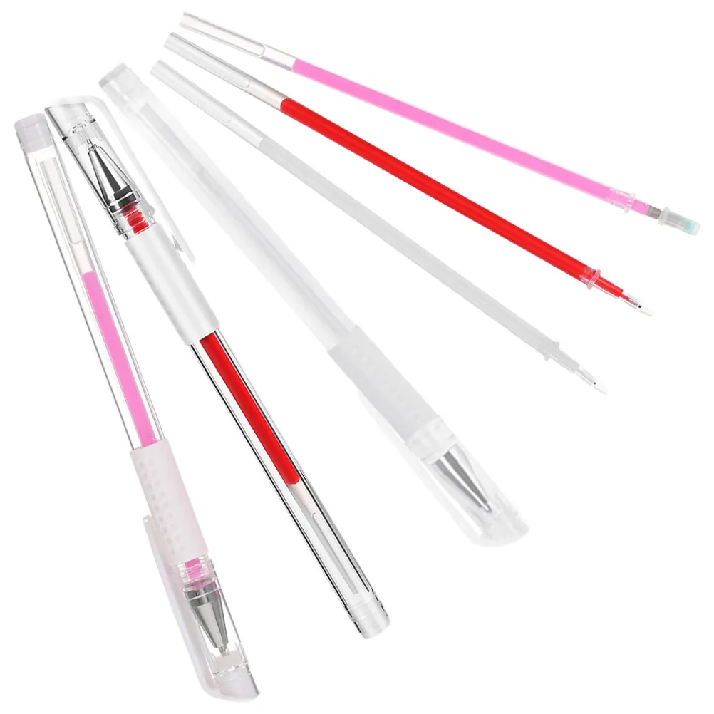 1Set Professional Eyebrow Tattoo Marker Pen Skin Marking Pen Fine Point Waterproof Fast Positioning Tattooing Beauty