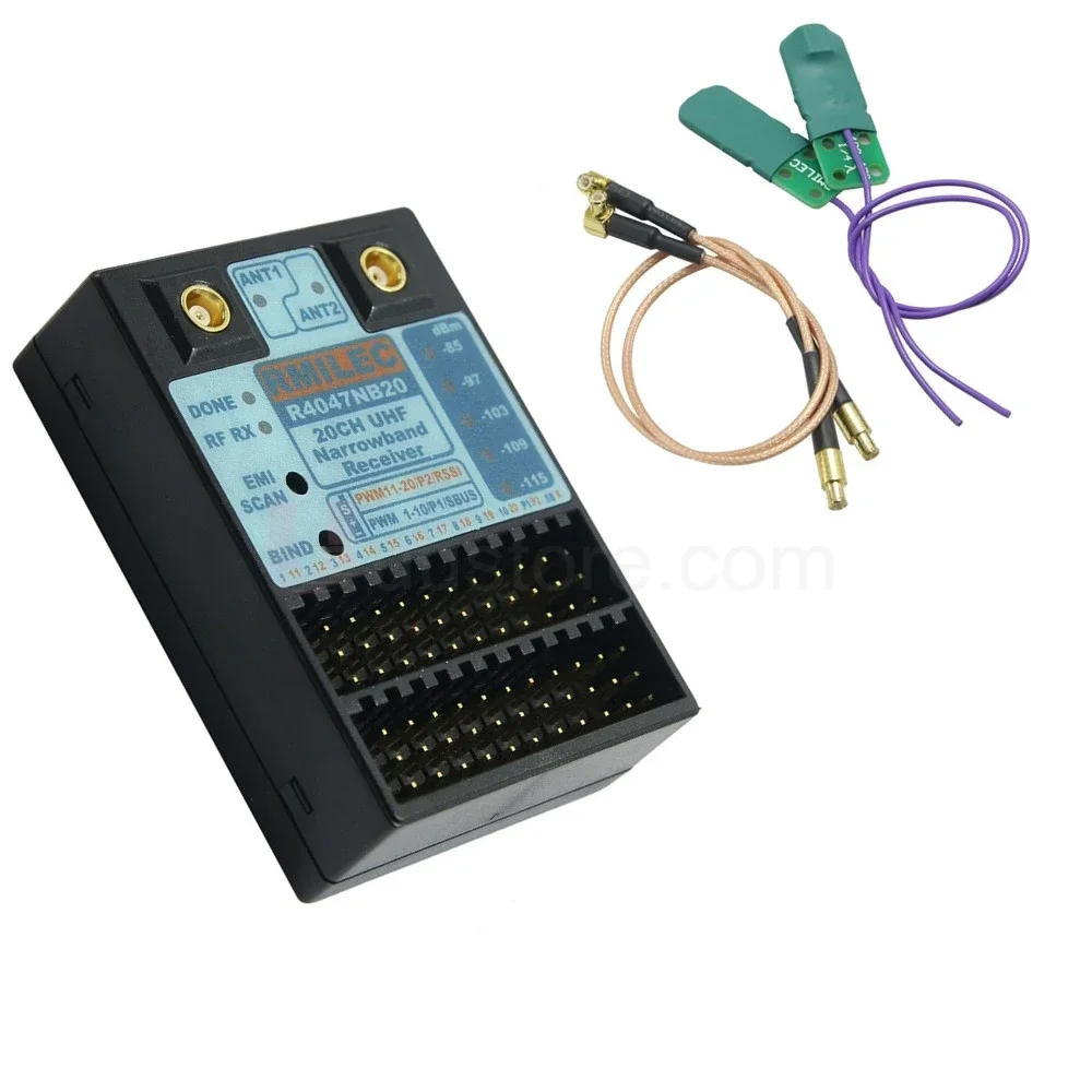 RMILEC T4047NB20 Receptor de 433 mhz UHF 20CH Rx Sistema de radio de frecuencia de control remoto