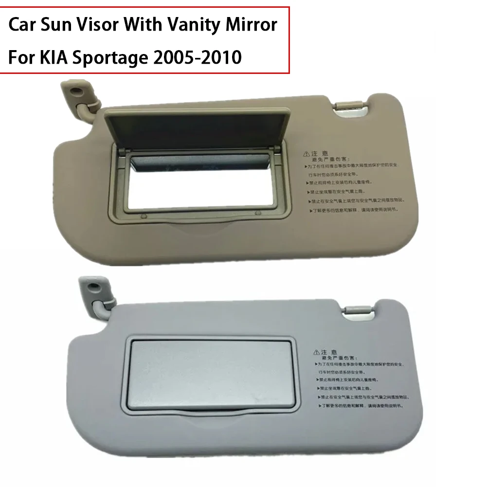 

Автомобильный солнцезащитный козырек с косметическим зеркалом для KIA Sportage 2005 2006, 2007, 2008, 2009, 2010 8520203000 8520103000 Модификация аксессуаров