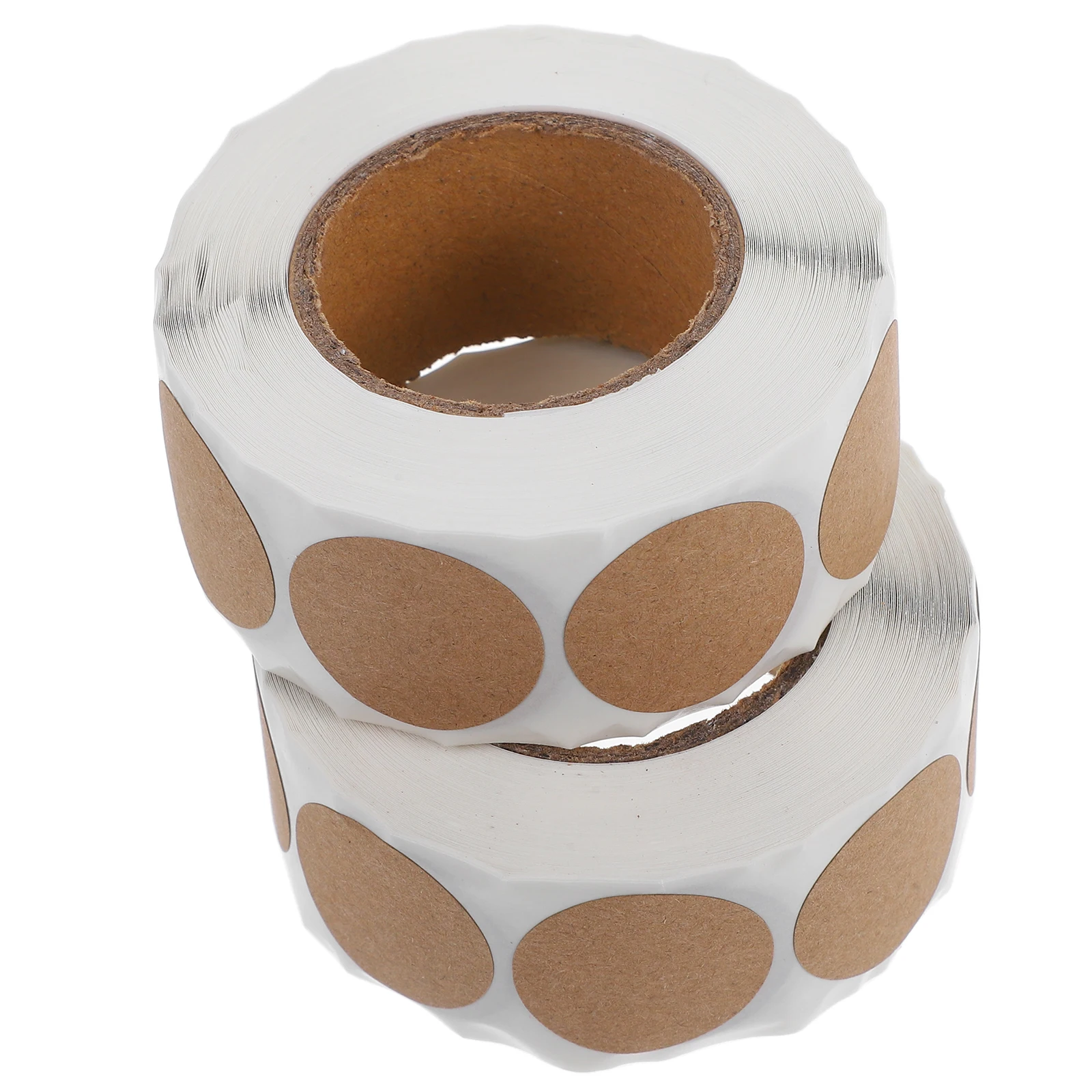 

2 Rolls Baking Labels Round Paper Stickers Gifts Envelope Seals Decorative Dot Tags Cardstock Packaging