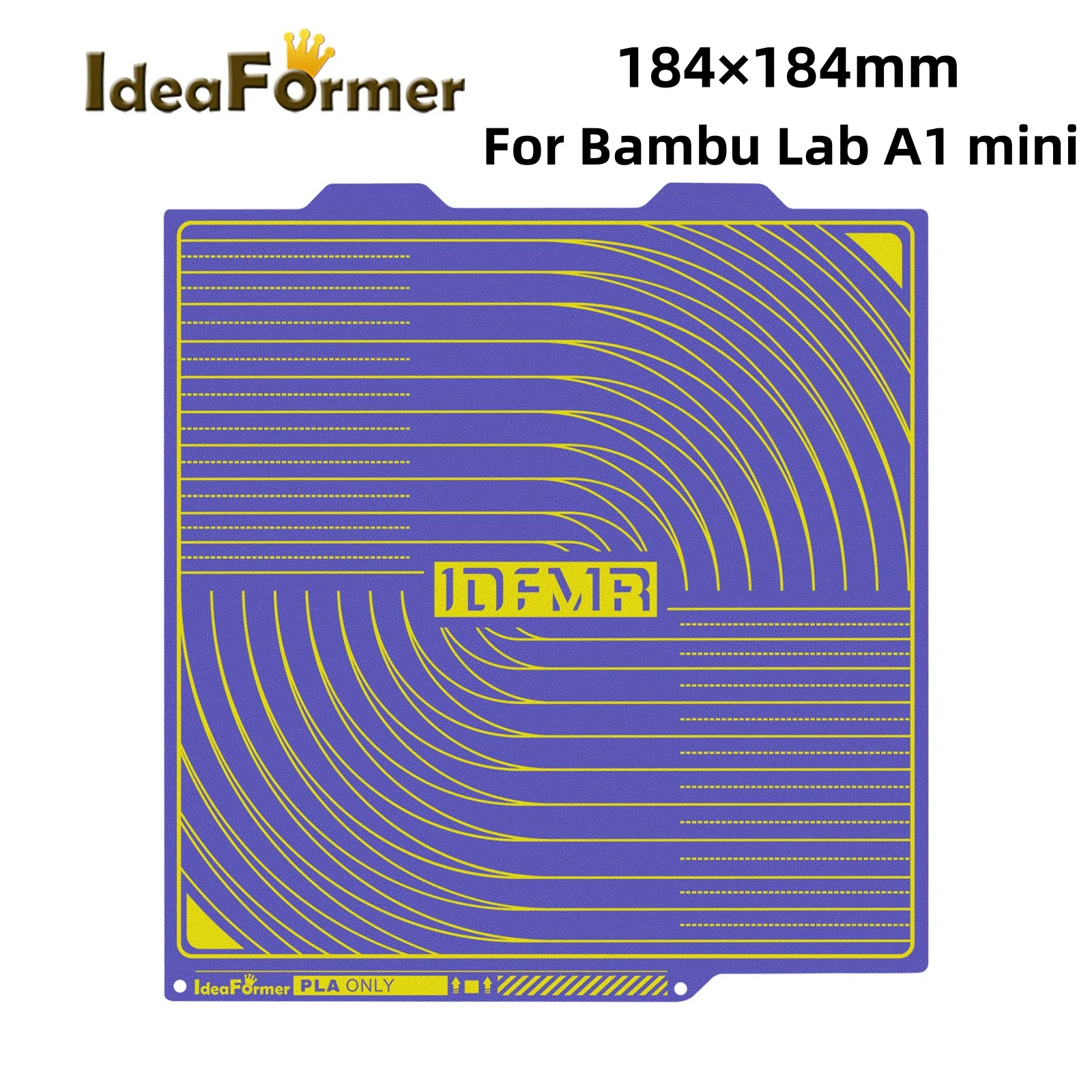 

Ideaformer IDFMR Plate For Bambu Lab Build Plate PLA Bed A1 Mini Bambulab Upgrades Cold Plate Dual Sided Super Adhesion 3d Parts