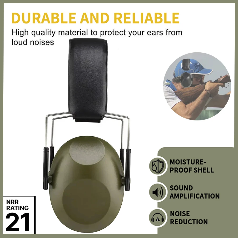 Anti-Noise Ear Plugs Tactical Hunting Folding Ear Defenders Ear Protector Ear Muff Hearing Protection Soundproof For Shooting