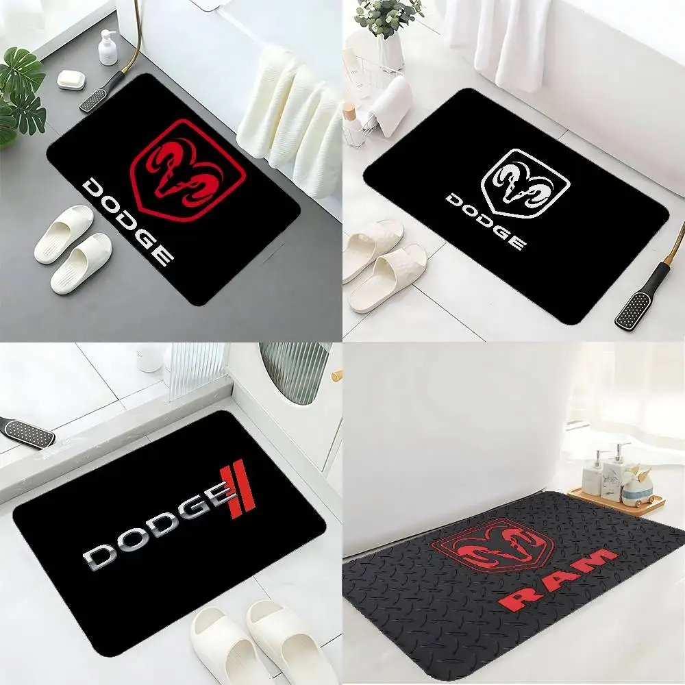 Alfombra para sala de estar D-Dodges Antelope, color negro y rojo, alfombra para dormitorio, alfombra de bienvenida, alfombra para exteriores