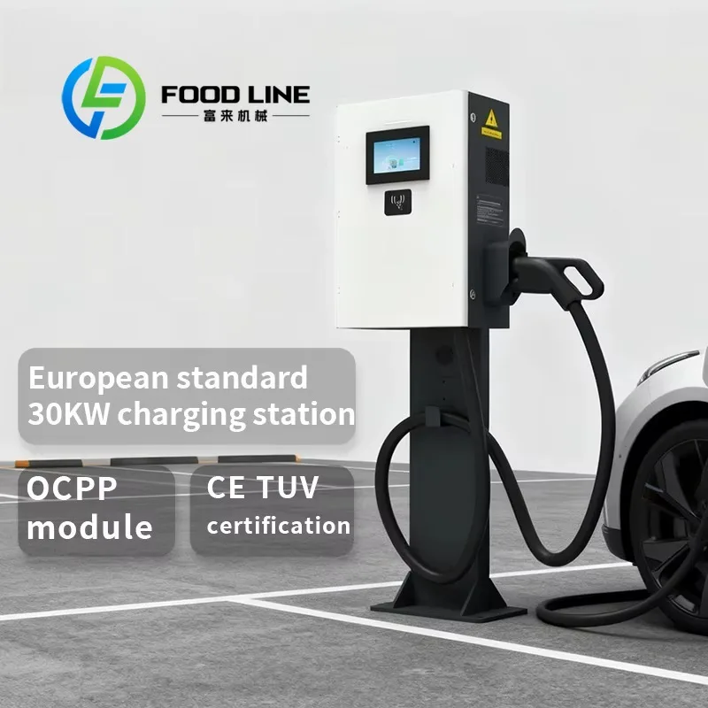 Customized Column/Wall Mounted 30KW Fast DC Household EV Charging Station