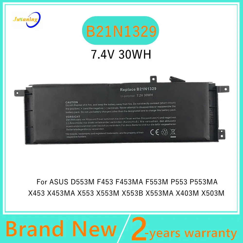 7.6V Laptop Battery for ASUS X453 X553 X403 X503 F453 F553 P553 D553 X453MA X553MA  X553M X553B X403M X503M F553M D553M