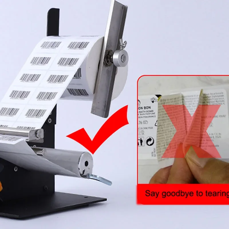 Upgrade Automatic Label Peeling Machine Self-adhesive Sticker Separation Labeling Machine Express Single Tear Single Machine