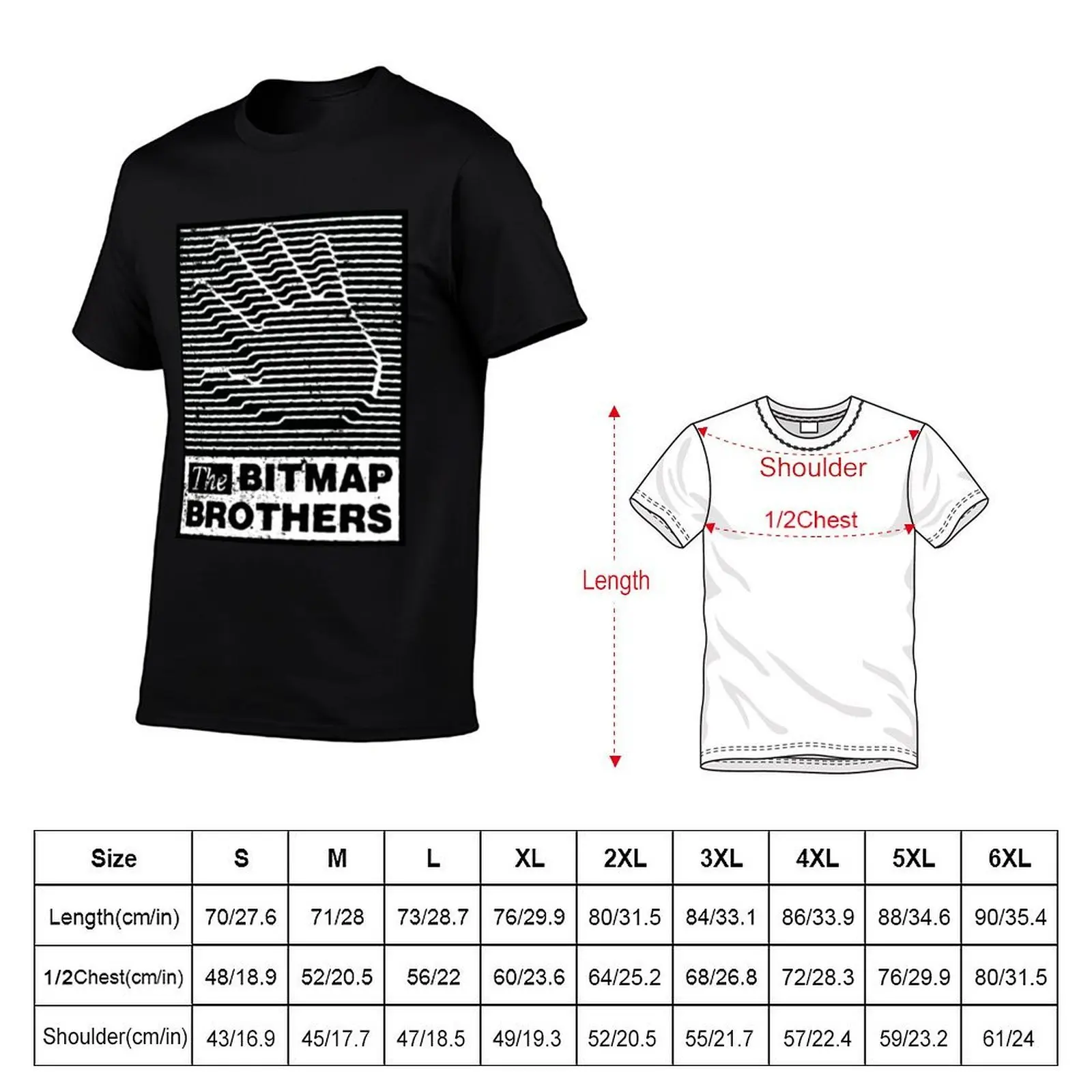 The Bitmap Brothers T-Shirt men t shirt cotton 100% man t shirt designer graphic t shirts for man T-shirt
