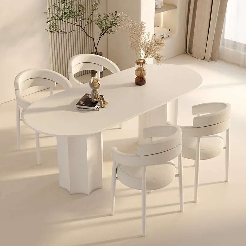 Dining Table Kitchen Coffee Table Small Side Balcony Wall Dinning China Oval Hallway Dinette Mesa Plegable Salon Furniture