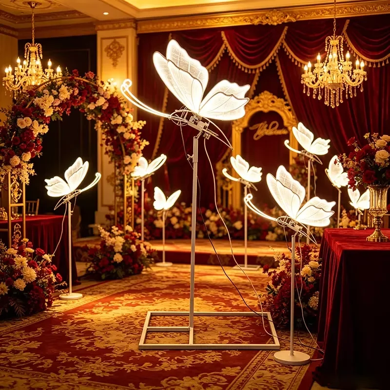 Exquisite Wedding Supplies Set with Decorative Lights Including Paste Tools for Easy Installation of All Decorative Pieces