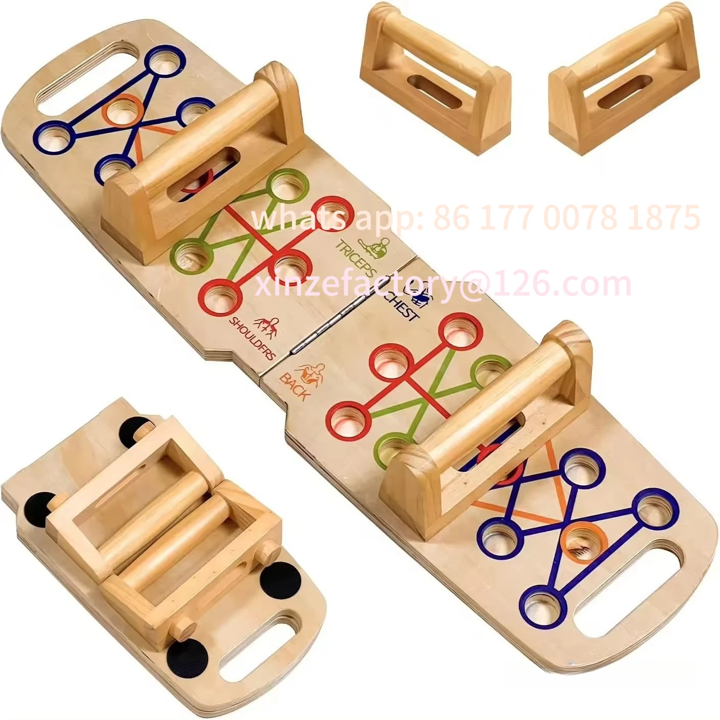 

Customizable Wooden Multifunctional Fitness Board Plate Support Training